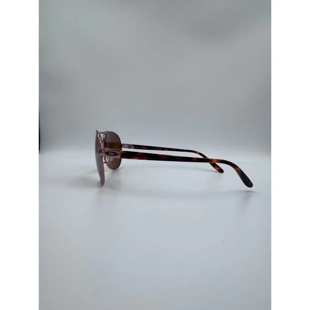 New Oakley Polarized OO4079 FEEDBACK Rose gold Prizm Tungsten